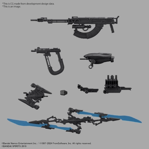 BANDAI 30MM ARMORED CORE Ⅵ FIRES OF RUBICON SCHNEIDER NACHTREIHER/40E STEEL HAZE