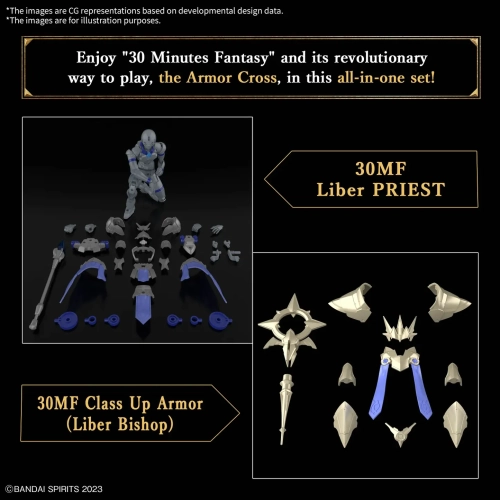 BANDAI 30MF LIBER BISHOP BANDAI 30MF LIBER BISHOP