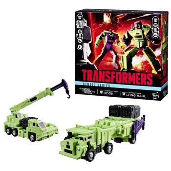 HASBRO TRANSFORMERS STUDIO SERIES 86 CONSTRUCTICON LONG HAUL & HOOK VOYAGER CLASS