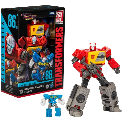 HASBRO TRANSFORMERS STUDIO SERIES 86 AUTOBOT BLASTER & EJECT VOYAGER CLASS