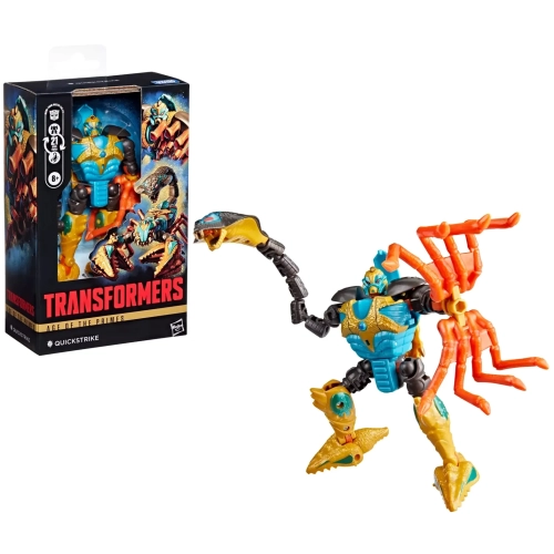HASBRO TRANSFORMERS AGE OF THE PRIMES QUICKSTRIKE DELUXE CLASS