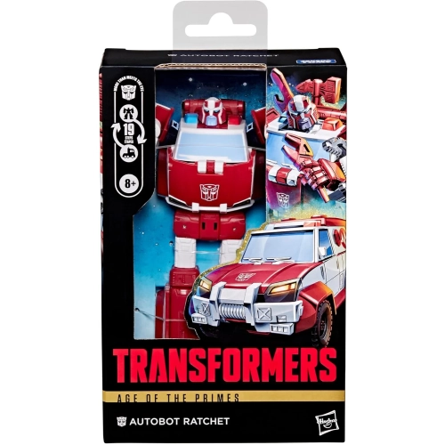 HASBRO TRANSFORMERS AGE OF THE PRIMES RATCHET ANIMATED DELUXE CLASS