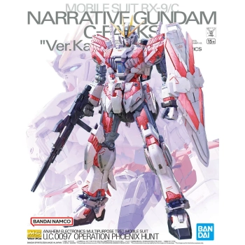 BANDAI MG 1/100 RX-9/C NARRATIVE GUNDAM C-PACKS VER.KA