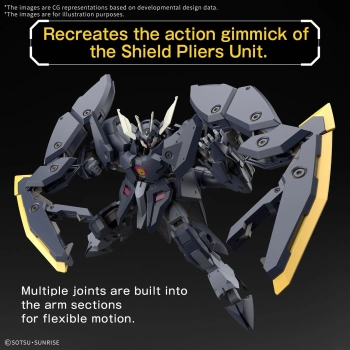 BANDAI HGIBO 1/144 ASW-G-61 GUNDAM ZAGAN