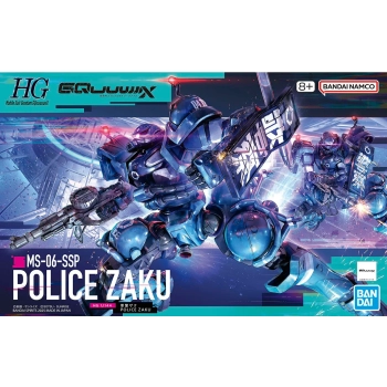 BANDAI HGGQ 1/144 MS-06-SPP POLICE ZAKU