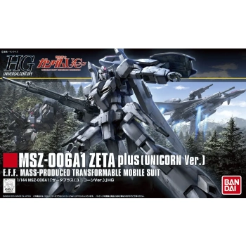 BANDAI HGUC 1/144 MSZ-006A1 ZETA PLUS A1 (UNICORN VER.)