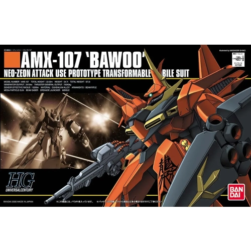 BANDAI HGUC 1/144 AMX-107 BAWOO