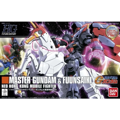 BANDAI HGFC 1/144 GF13-001NHII MASTER GUNDAM & FUUNSAIKI