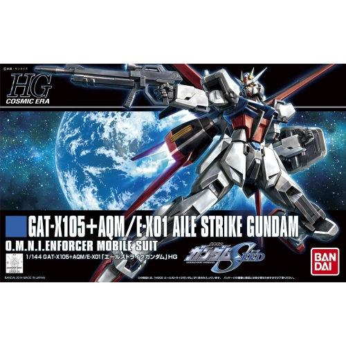 BANDAI HGCE 1/144 GAT-X105+AQM/E-X01 AILE STRIKE GUNDAM BANDAI HGCE 1/144 GAT-X105+AQM/E-X01 AILE STRIKE GUNDAM