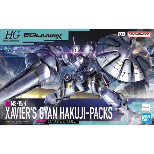 BANDAI HGGQ 1/144 MS-15/H XAVIER'S GYAN HAKUJI-PACKS