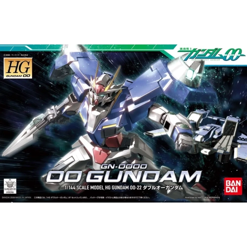 BANDAI HG00 1/144 GN-0000 OO GUNDAM