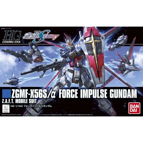 BANDAI HGCE 1/144 ZGMF-X56S/α FORCE IMPULSE GUNDAM BANDAI HGCE 1/144 ZGMF-X56S/α FORCE IMPULSE GUNDAM