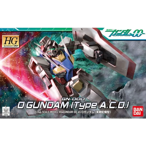 BANDAI HG00 1/144 GN-000 O GUNDAM (TYPE A.C.D.) BANDAI HG00 1/144 GN-000 O GUNDAM (TYPE A.C.D.)