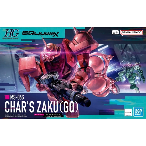 BANDAI HGGQ 1/144 MS-06S CHAR'S ZAKU (GQ)