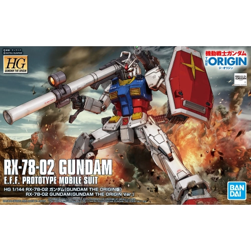 BANDAI HGGTO 1/144 RX-78-2 GUNDAM ( The Origin Version )