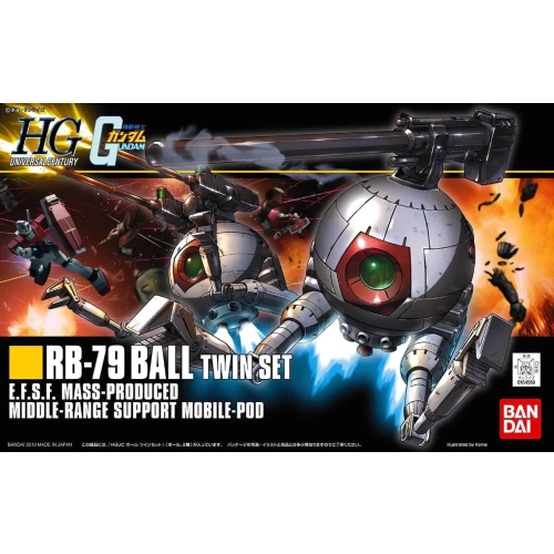 BANDAI HGUC 1/144 RB-79 BALL TWIN SET