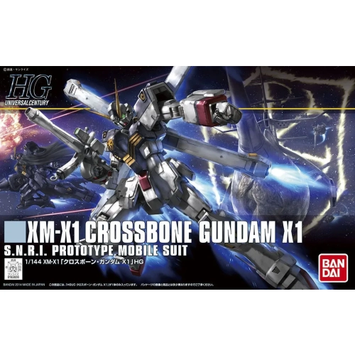 BANDAI HGUC 1/144 XM-X1 CROSSBONE GUNDAM X-1