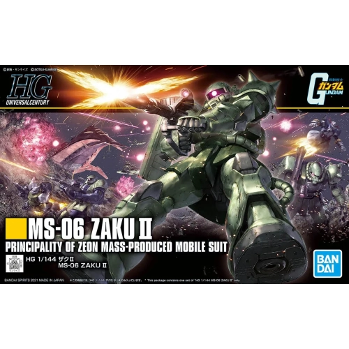 BANDAI HGUC 1/144 MS-06 ZAKU II (REVIVE)