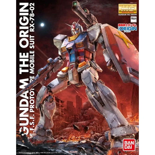 BANDAI MG 1/100 RX-78-02 GUNDAM THE ORIGIN BANDAI MG 1/100 RX-78-02 GUNDAM THE ORIGIN