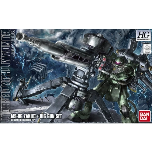 BANDAI HGGT 1/144 MS-06 ZAKU II & BIG GUN ( GUNDAM THUNDERBOLT VER. ) BANDAI HGGT 1/144 MS-06 ZAKU II & BIG GUN ( GUNDAM THUNDERBOLT VER. )