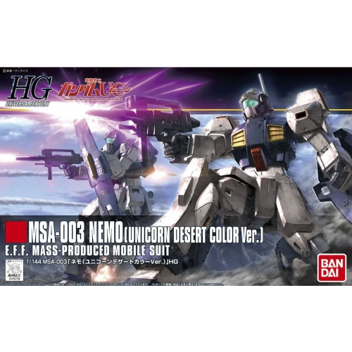 BANDAI HGUC 1/144 MSA-003 NEMO UNICORN DESERT COLOR VER.