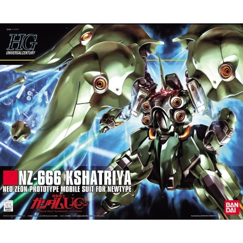BANDAI HGUC 1/144 NZ-666 KSHATRIYA