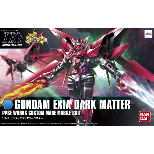 BANDAI HGBF 1/144 PPGN-001 GUNDAM EXIA DARK MATTER