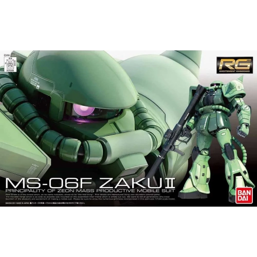 BANDAI RG 1/144 MS-06F ZAKU II BANDAI RG 1/144 MS-06F ZAKU II