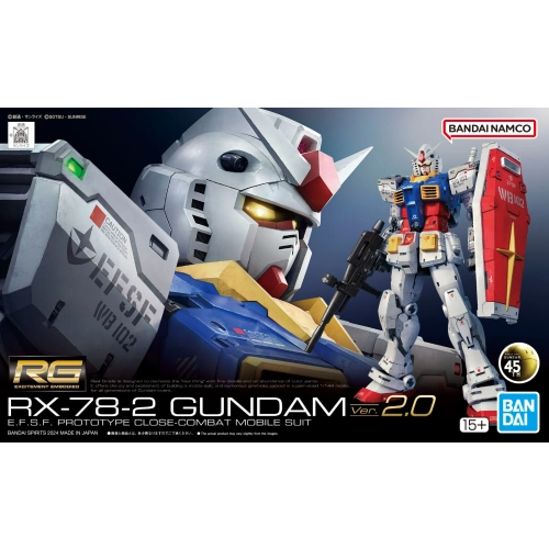 BANDAI RG 1/144 RX-78-2 GUNDAM VER 2.0 BANDAI RG 1/144 RX-78-2 GUNDAM VER 2.0