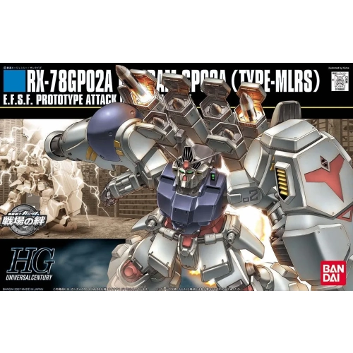 BANDAI HGUC 1/144 RX-78GP02A GUNDAM GP02A MLRS CUSTOM