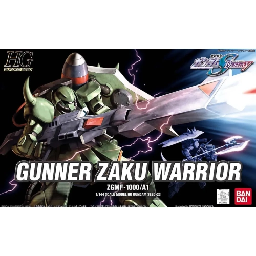 BANDAI HG 1/144 ZGMF-1000/A1 GUNNER ZAKU WARRIOR BANDAI HG 1/144 ZGMF-1000/A1 GUNNER ZAKU WARRIOR