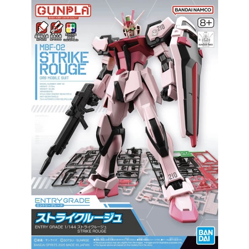 BANDAI EG 1/144 STRIKE ROUGE GUNDAM BANDAI EG 1/144 STRIKE ROUGE GUNDAM