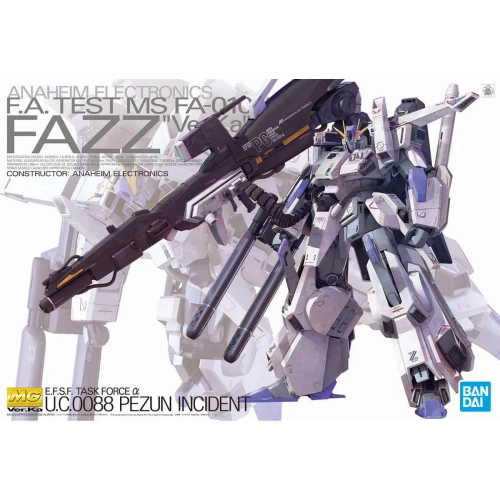 BANDAI MG 1/100 FA‑010A FAZZ VER.KA BANDAI MG 1/100 FA‑010A FAZZ VER.KA