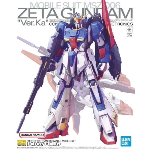 BANDAI MG 1/100 MSZ-006 ZETA GUNDAM VER.KA