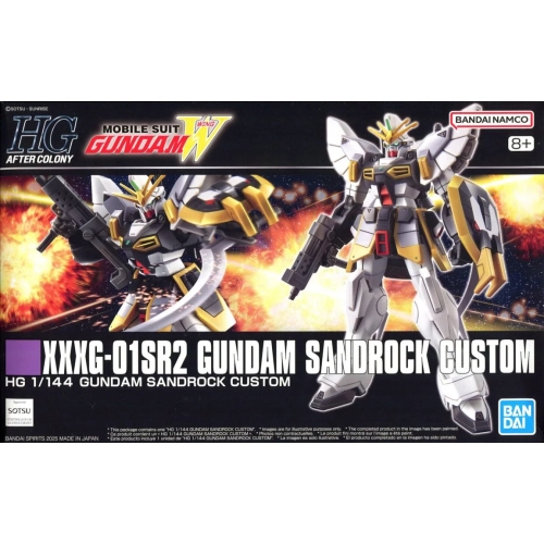 BANDAI HGAC 1/144 XXXG-01SR2 GUNDAM SANDROCK CUSTOM