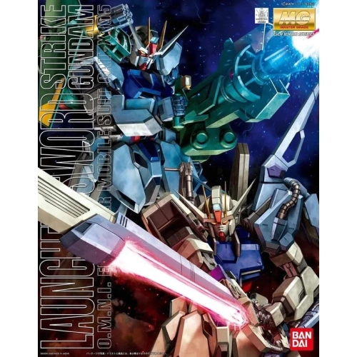 BANDAI MG 1/100 GAT-X105 STRIKE GUNDAM LAUNCHER/SWORD