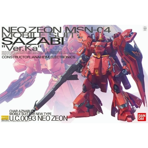 BANDAI MG 1/100 MSN-04 SAZABI VER.KA