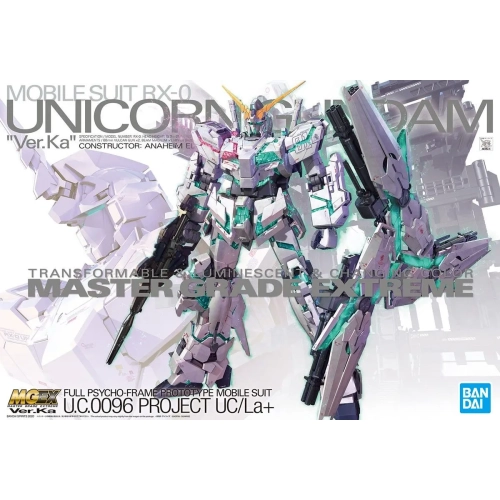 BANDAI MGEX 1/100 RX-0 UNICORN GUNDAM VER.KA BANDAI MGEX 1/100 RX-0 UNICORN GUNDAM VER.KA