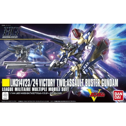 BANDAI HGUC 1/144 LM314V23/24 VICTORY TWO ASSAULT BUSTER GUNDAM