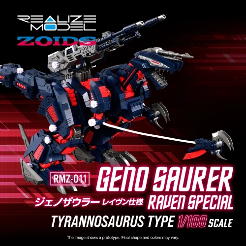 TAKARA TOMY ZOIDS REALIZE MODEL 1/100 RMZ-011 GENO SAURER RAVEN SPECIAL TAKARA TOMY ZOIDS REALIZE MODEL 1/100 RMZ-011 GENO SAURER RAVEN SPECIAL